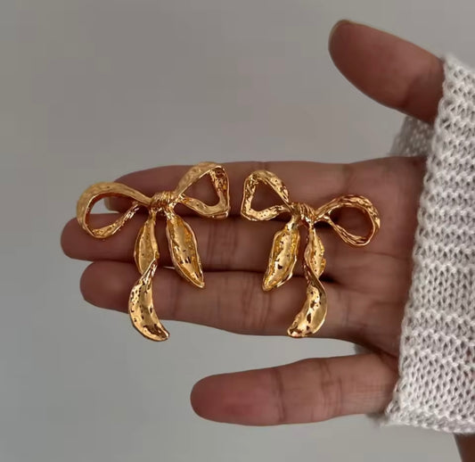 Butterfly Knot Stud Earrings