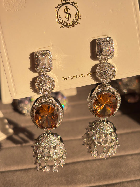 Royal Crystal Earrings Collection