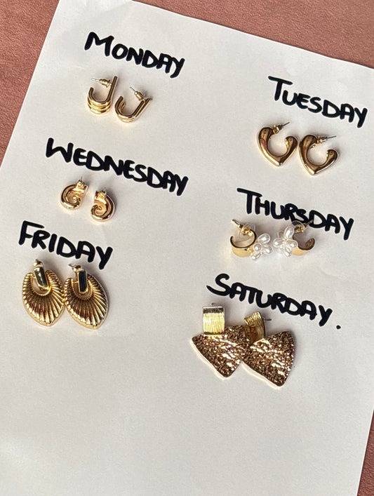 Everyday Gold Earring Set