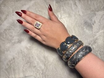 Luxury Enamel Bangles Set