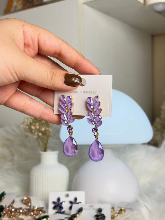 Luxury Gemstone Earrings Set
