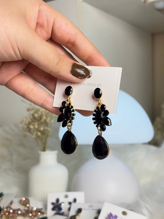 Luxury Gemstone Earrings Set