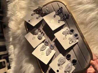 Royal Crystal Earrings Collection