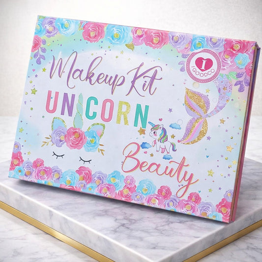 Unicorn Makeup Kit for Girls | Kids Beauty Set with Mirror, Jewelry & Accessories – Washable Makeup Kit | Sintra Jewelry