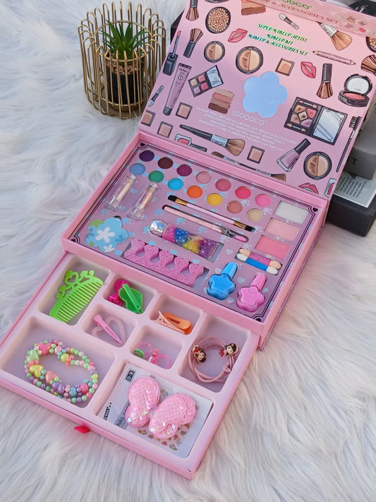 unicorn makeup, princess makeup kit, kids makeup set, girls beauty set, washable makeup, makeup toy, gift for girls, sintra jewelry kids