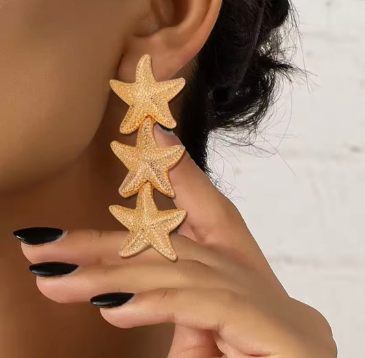 Starfish Ear Cuff Set Earring