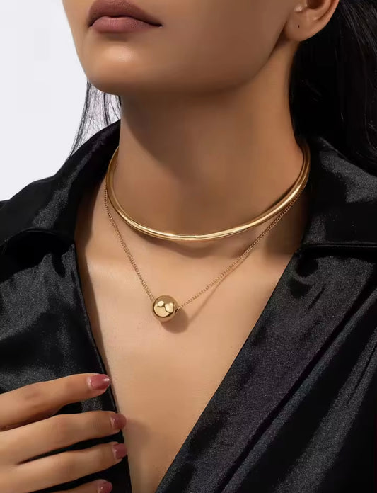 Retro Link Chain Choker