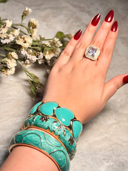 Luxury Enamel Bangles Set