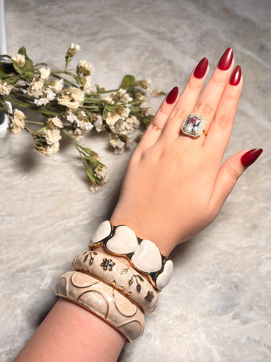 Luxury Enamel Bangles Set