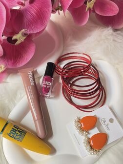 Charming Pearl Accent Earrings Set