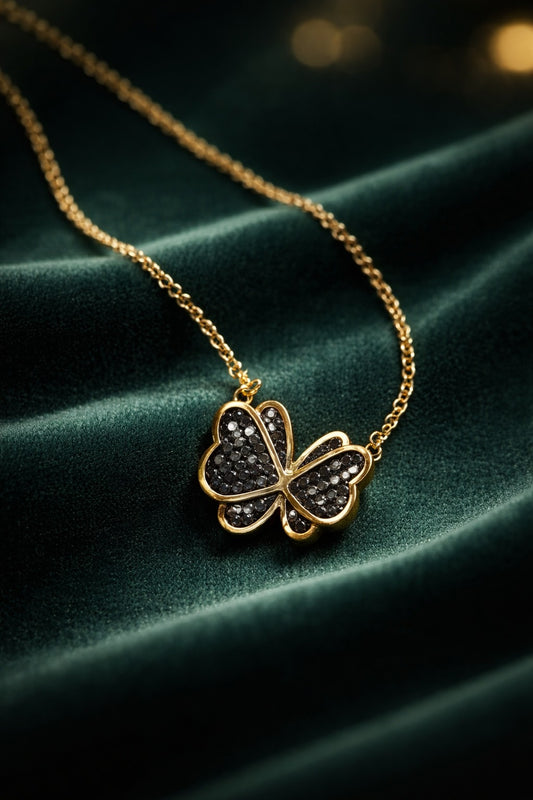 Midnight Monarch Butterfly Pendant